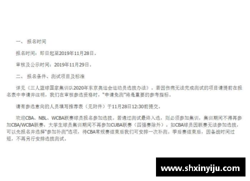 CBA球员资格考试：选拔新一代篮球人才